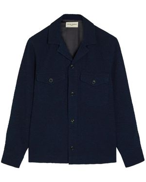 Officine Generale Pocket Cotton Jacket - Blue