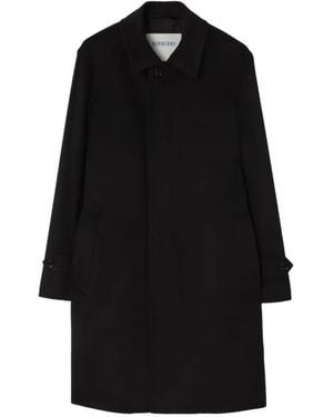 Burberry Mid-Length Cashmere Car Coat - Black