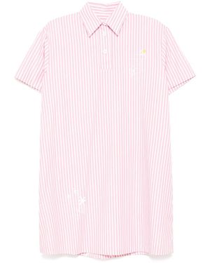 Joshua Sanders Smilet Striped Dress - Pink