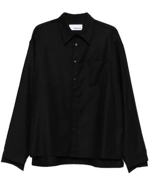 Costumein Patch-Pocket Shirt - Black