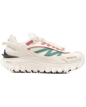 Moncler Logo-Print Trainers - White