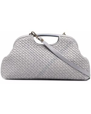 Officine Creative Class 48 Woven Leather Bag - Gray