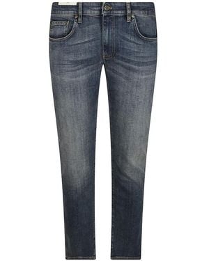 PT Torino Vaqueros Slim Con Efecto Lavado - Azul