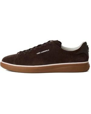 KARL LAGERFELD Kane スエード スニーカー - ブラウン