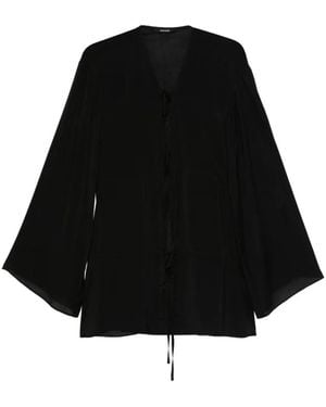 Bondi Born Tie-Detail Cover-Up - Black