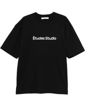 Etudes Studio Logo-print T-shirt - ブラック