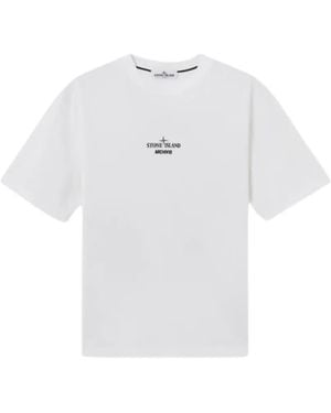 Stone Island Archivio-Print T-Shirt - White