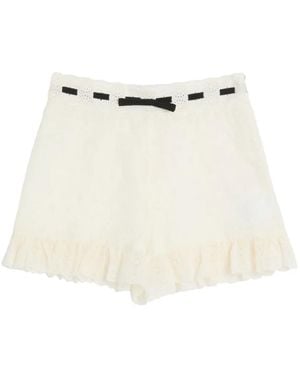 Valentino Garavani Daisy Sangallo Shorts - Natural