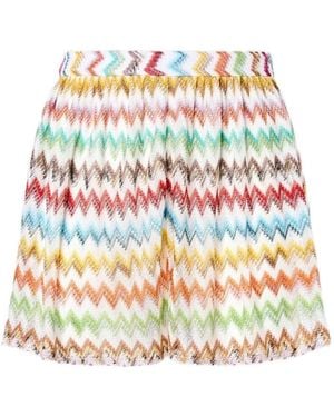 Missoni Elastische Shorts - Wit