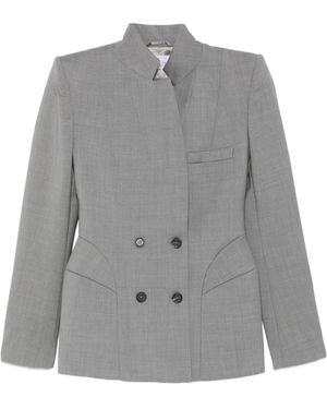 GIUSEPPE DI MORABITO Double-Breasted Blazer - Grey
