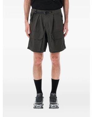 and wander Short En Sergé À Poches Cargo - Black