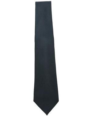 Kiton Seidenkrawatte Mit Diagonalen Streifen - Blau