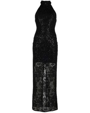 Alice + Olivia Koi Sequin-Embellished Maxi Dress - Black