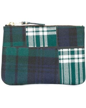 Comme des Garçons Tartan Coin Purse - Green