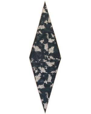 ZEGNA Floral-Print Diamond-Shaped Scarf - Grey