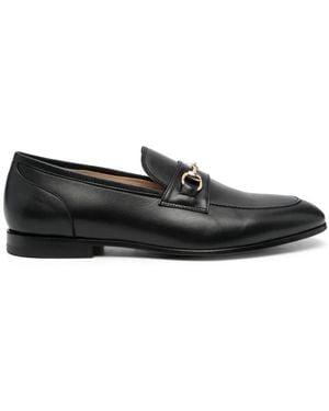 SCAROSSO Alessandro Leather Loafers - Black