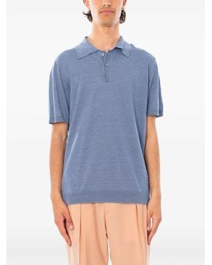 Daniele Fiesoli Short-Sleeved Polo Shirt - Blue