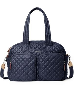 MZ Wallace Nik Quilted Luggage - Blue