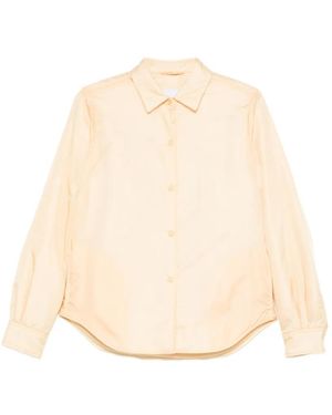 Aspesi Long-Sleeve Buttoned Jacket - Natural