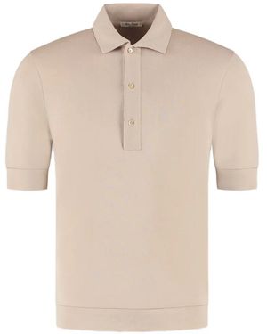 STEFAN BRANDT Lim 3B Fr 30 Short-Sleeve Polo Shirt - Natural