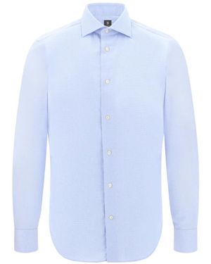 BOGGI Camicia Slim - Blu