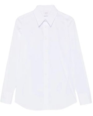 Caliban Button-Down Long-Sleeve Shirt - White