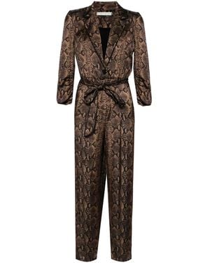 Alice + Olivia Mono largo Louetta - Marrón