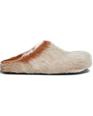 Marni Fussbett Mules - White