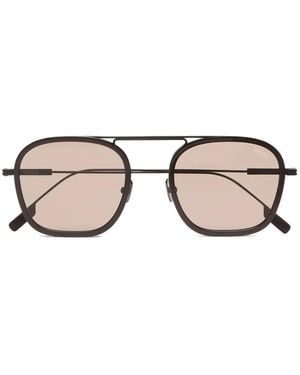ZEGNA Sonnenbrille Mit Brauensteg - Braun