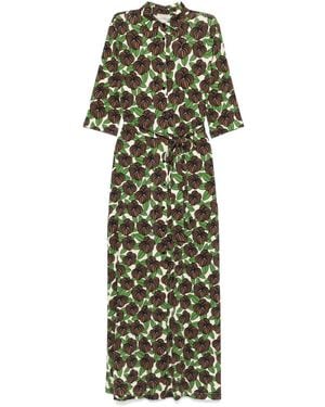Siyu Floral-print Dress - グリーン