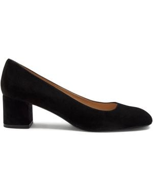 Stuart Weitzman Maeve Pumps aus Wildleder 50mm - Schwarz