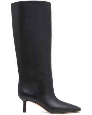 3.1 Phillip Lim Nell Leather Knee-High Boot - Black