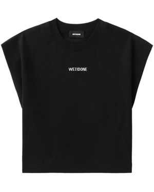 we11done T-Shirt Con Logo - Nero