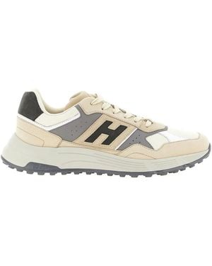 Hogan Hyperlight Suede Leather Sneakers - White