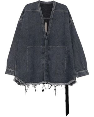 Rick Owens Giacca Denim - Blu