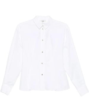 Maje Camicia Con Nodo Posteriore - Bianco