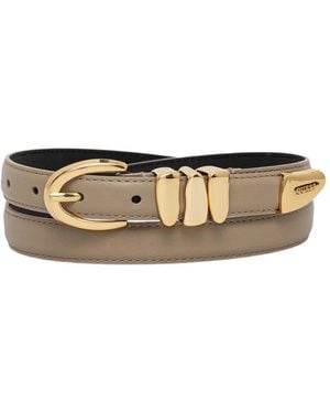 Guess Tone Hardware Belt - White