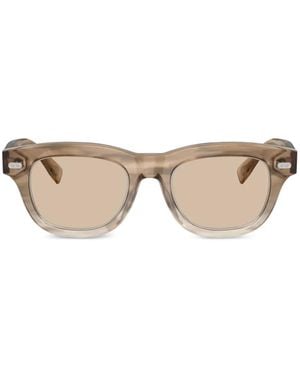 Brunello Cucinelli Square-Frame Sunglasses - Natural