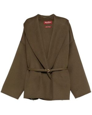 Max Mara Belted Jacket - Green