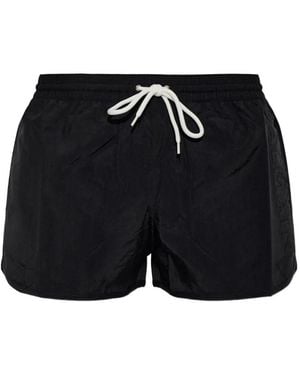 Balmain Bañador Con Logo Bordado - Negro