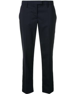 Prada Cropped Tailored Trousers - Blue