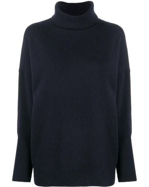 Chinti & Parker Kaschmirpullover Mit Stehkragen - Blau