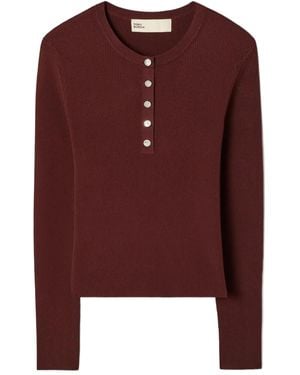 Tory Burch ヘンリートップ - レッド