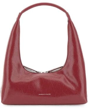 Marge Sherwood Schultertasche Mit Knitteroptik - Rot