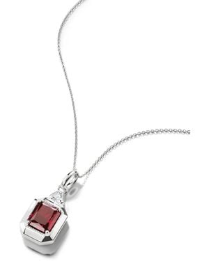 Thomas Sabo Elyndra Halskette Mit Achteckigem Anhänger - Weiß