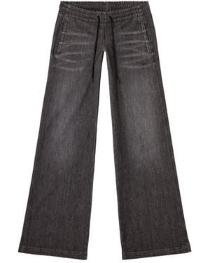 DIESEL 2078 D-Ainty Jeans mit Kordelzug - Grau
