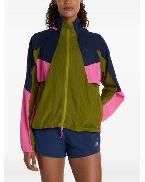 New Balance Rc Colour-Block Jacket - Red