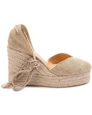 Castañer Cora Court Shoes - Natural