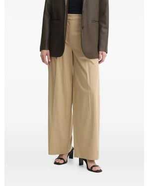 A.L.C. Pantalones anchos con pinzas - Neutro
