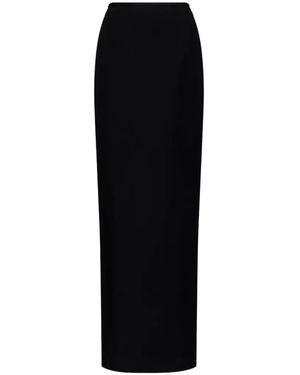 Thom Browne Whipcord Hobble Maxi Skirt - Black